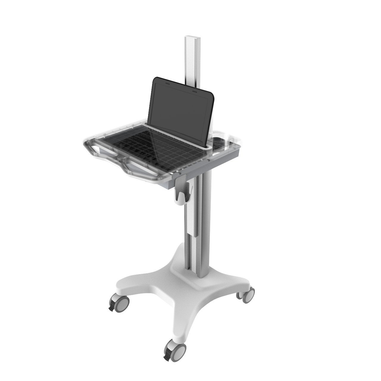 Fixed height laptop/Computer trolley/PC